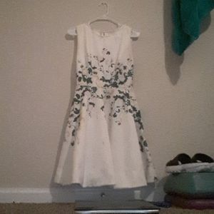 White flower dress